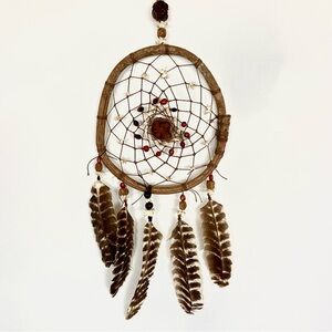 Handmade Unique Peruvian Ayahuasca Root Ceremony Dream Catcher